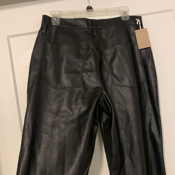 Madewell The Perfect Vintage Straight Leather Pant. Size 29. - Picture 5 of 8